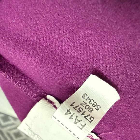 Oakley Purple Full Zip Hooded Jacket Softshell Athletic - Picture 6 of 6